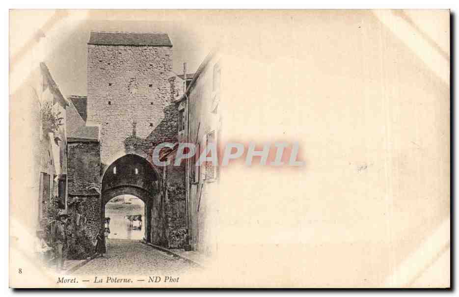 CPA Moret La poterne