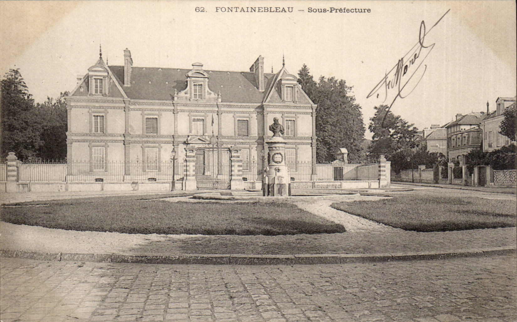 Fontainebleau — Unterprefektur — anonymer Verleger, Nr. 62