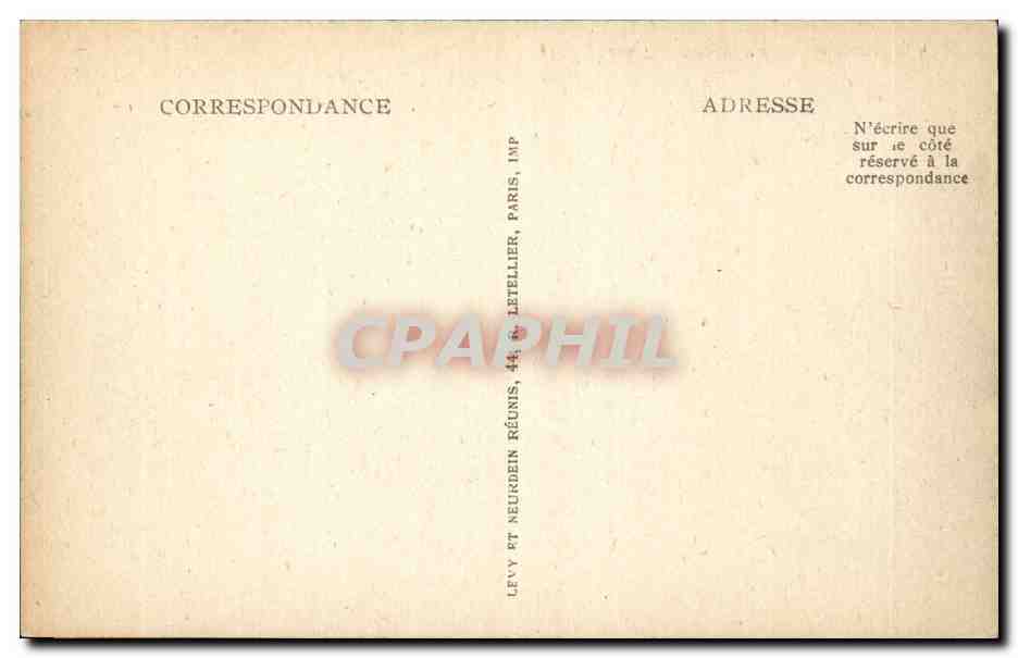CPA Moret Le moulin — Verso
