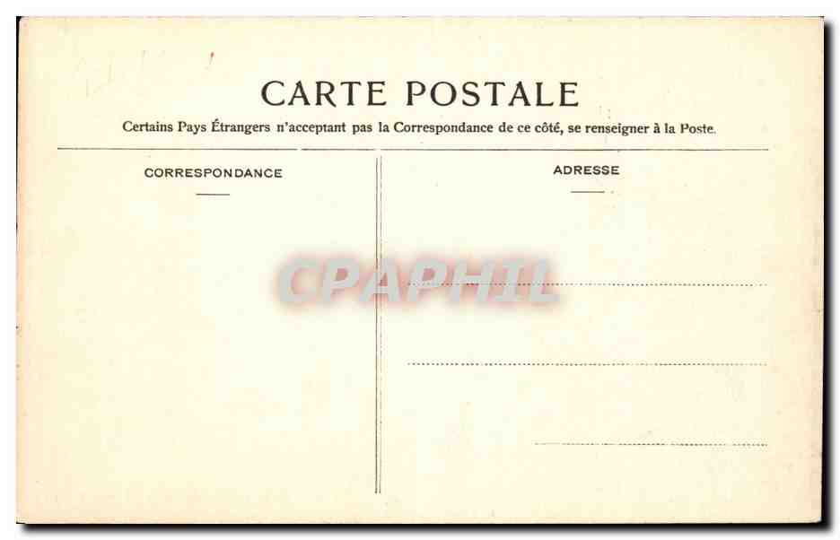 CPA Moret sur Loing Le pont et l'eglise — Rückseite