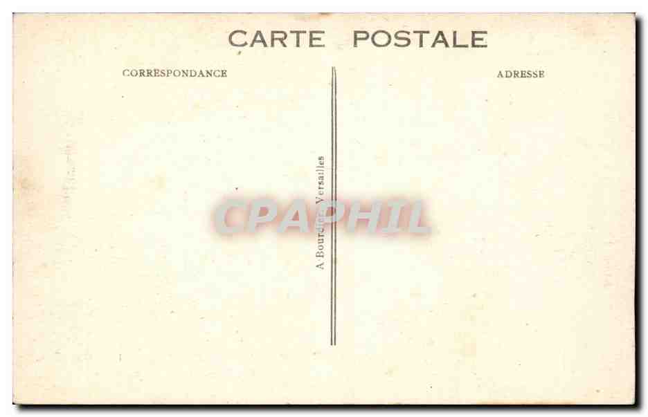 CPA Palais de Compiegne Le boudoir de l'imperatrice  — Rückseite