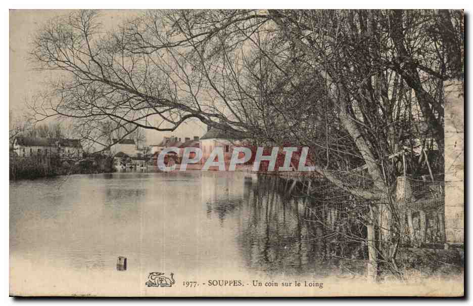 CPA Souppes Un coin sur le Loing