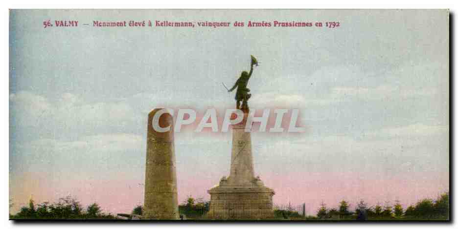 CPA Valmy Monument eleve a Kellermann vainqueur des armees prusiennes en 1792
