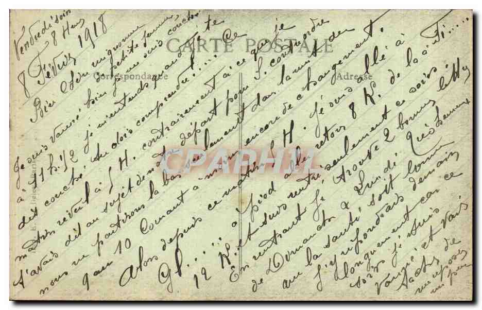 CPA Baslieux les Fismes Les Fontinettes Source petrifiante — Back