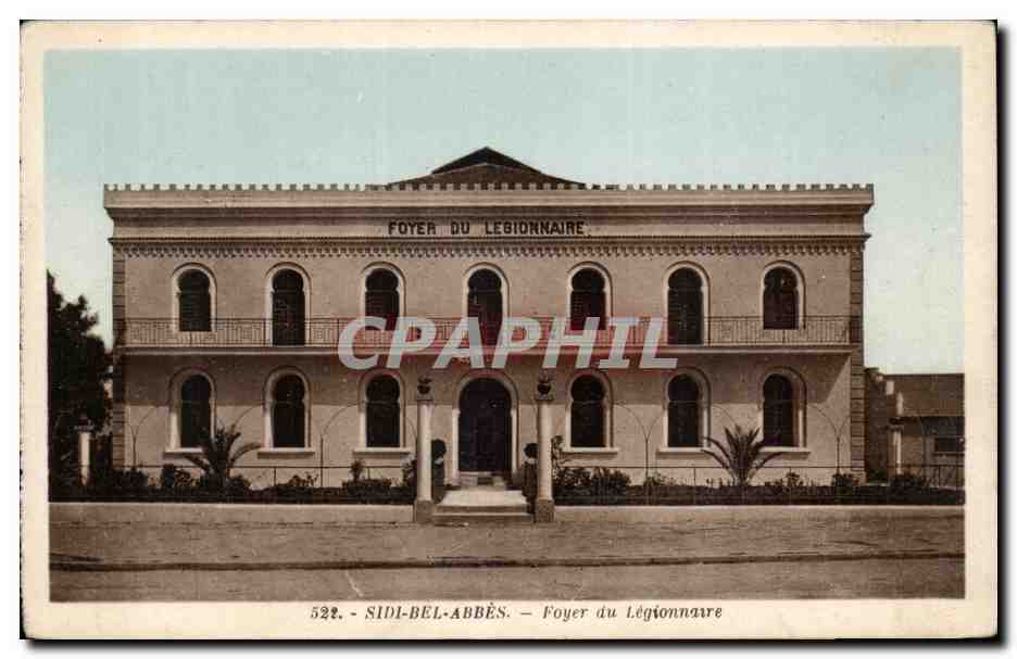 CPA Algerie Sidi Bel Abbes Foyer du legionnaire Legion etrangere