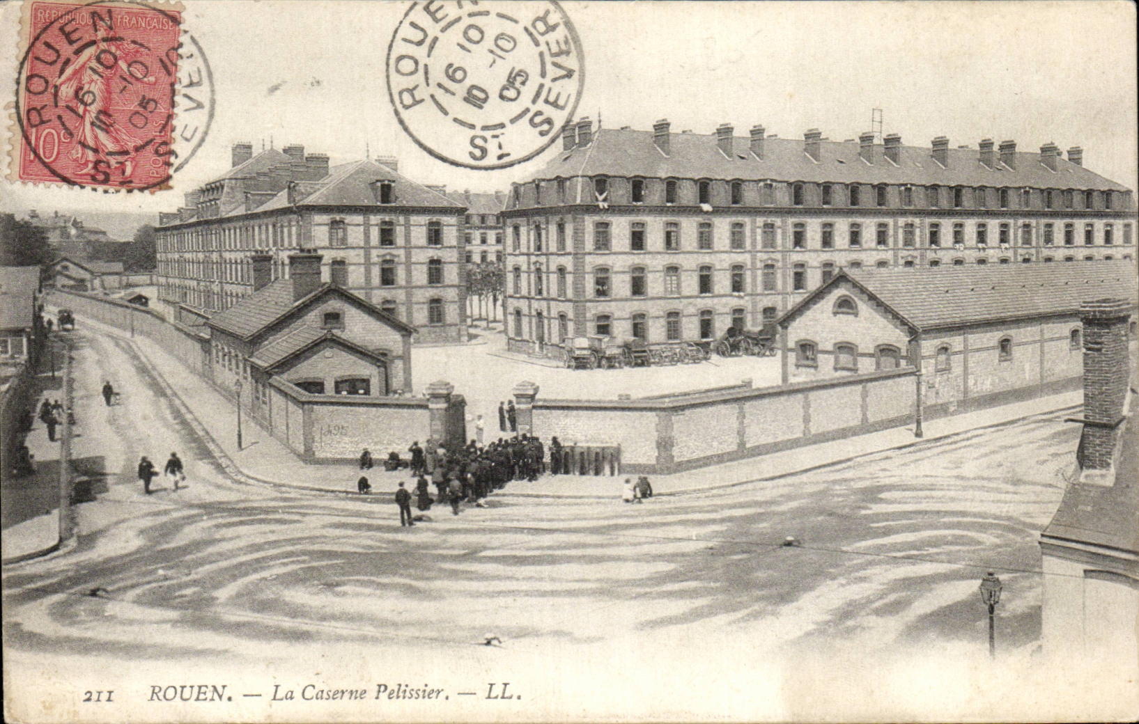 CPA Rouen La caserne Pelissier