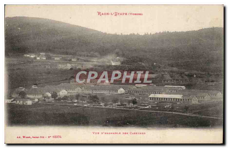CPA Raon l'etape Vue d'ensemble des casernes Militaria