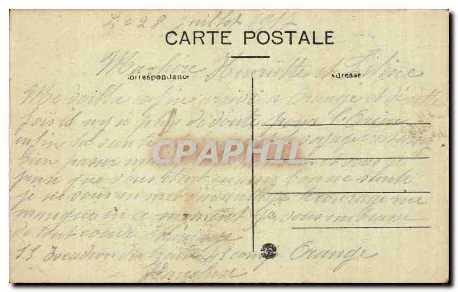 Orange — Vue générale de la Caserne du 55e d'Artillerie - Les Baraquements — Rückseite