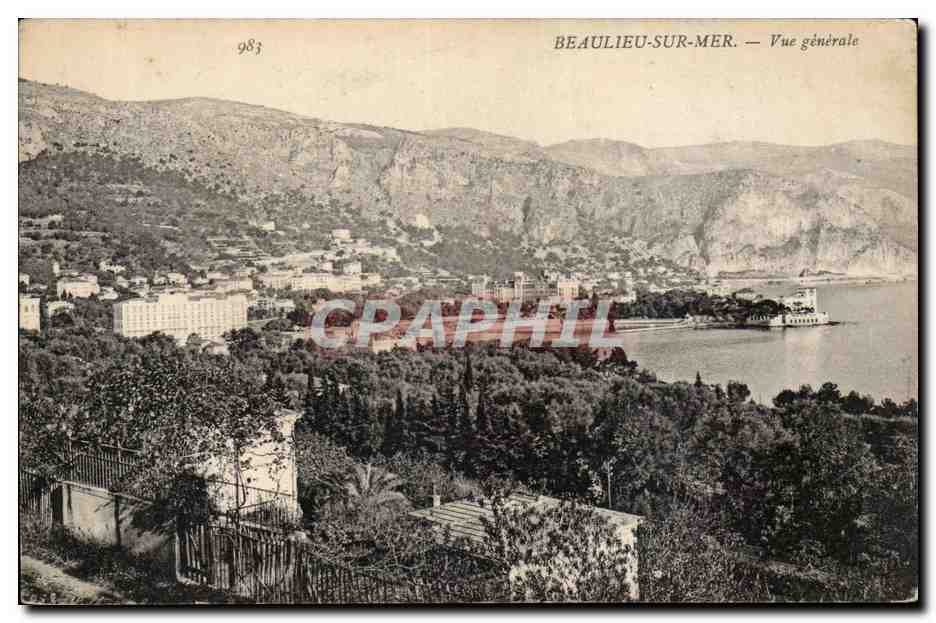 CPA Beaulieu sur Mer Vue generale