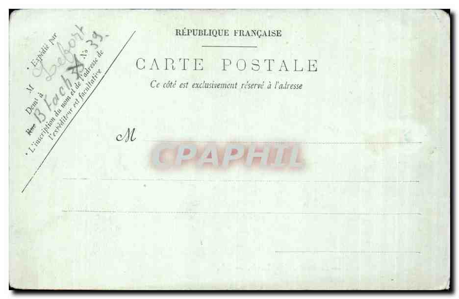 CPA La Napoule Le mont Sainte Marie — Rückseite
