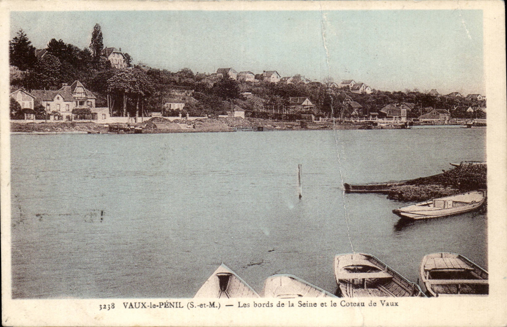 Vaux-le-Pénil (S.-et-M.) — Les bords de la Seine et le Coteau de Vaux
