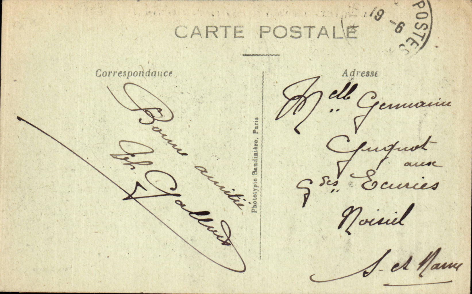 CPA Meaux Les vieux moulins et le pont du marche — Verso