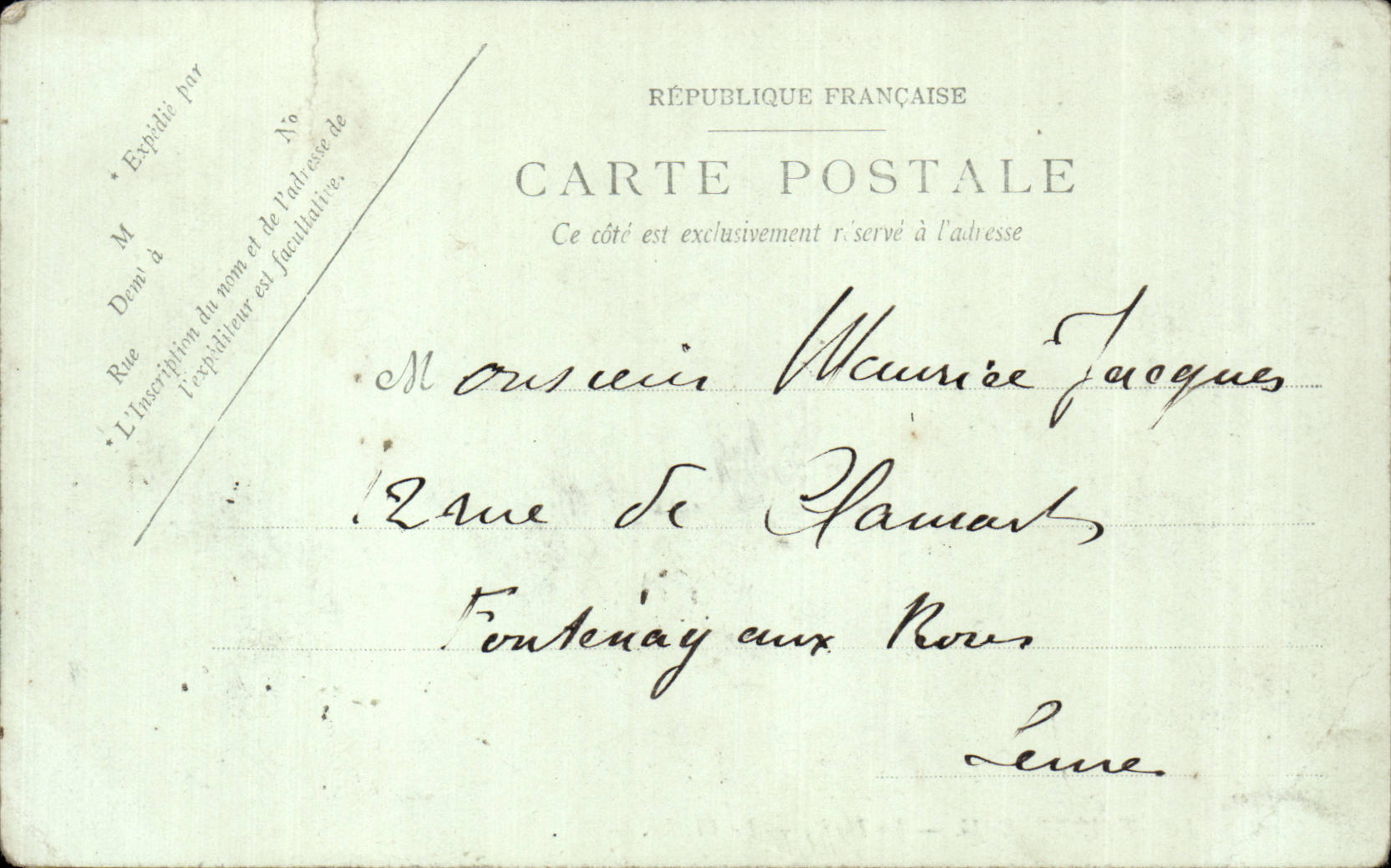 Fontainebleau — La Forêt — Le Viaduc — LL. — N° 216 — Verso