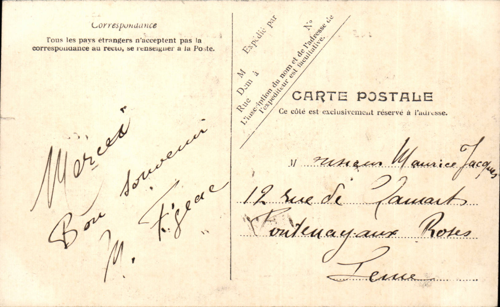 CPA Moret Le pont et l'eglise — Verso