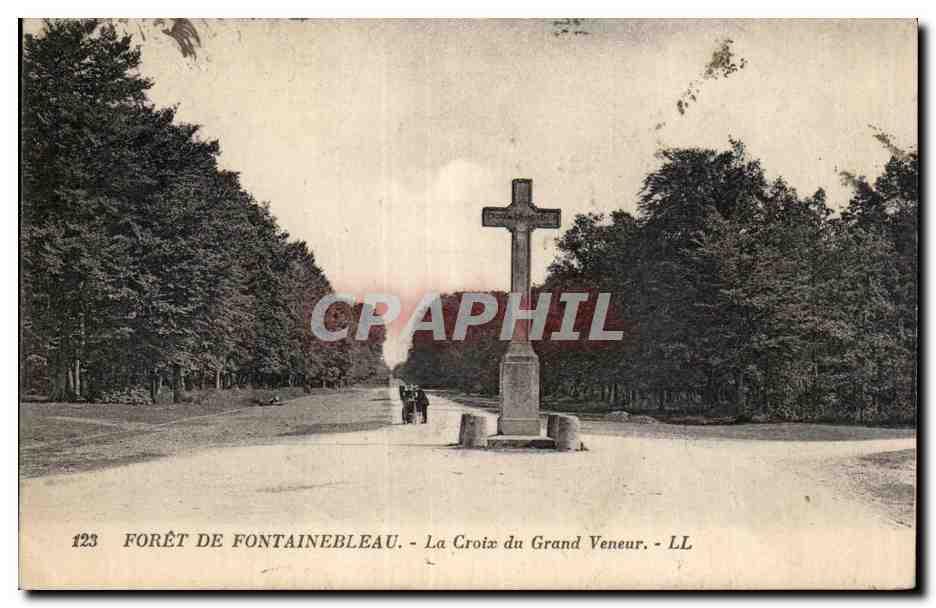 Forêt de Fontainebleau — Die Kreuz des Grand Veneur — LL