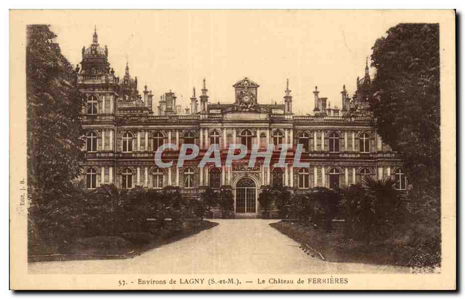 CPA Environs de Lagny Le chateau de Ferrieres