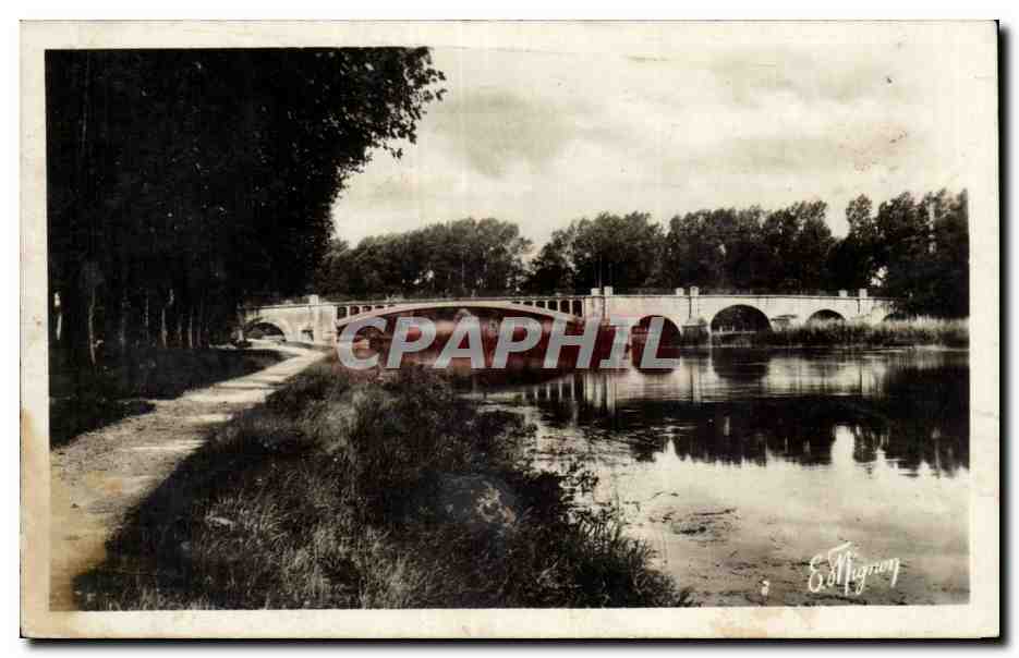 CPA Bray sur Seine Les promenades aux bords de la Seine