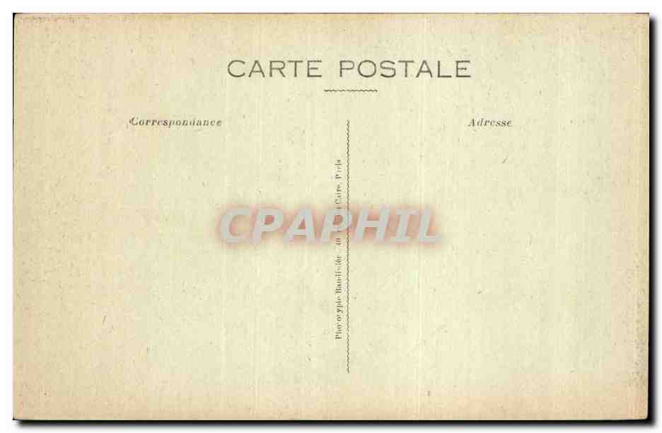 CPA Le clocher de l'eglise de Barcy Les effets du bombardement par les boches — Rückseite