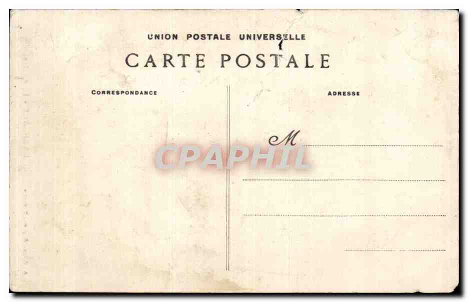 CPA Bagneaux La grotte — Rückseite