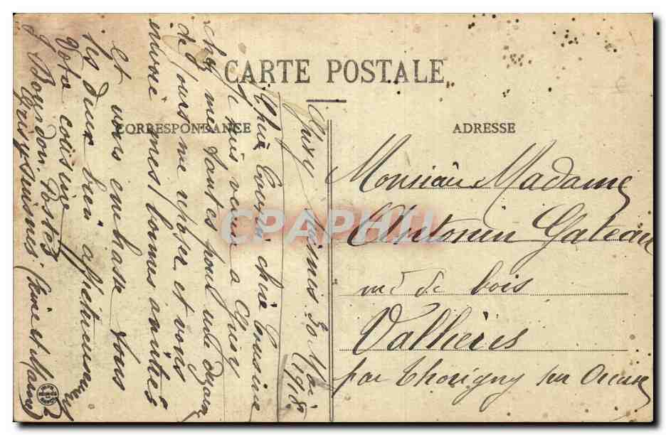 Grisy-Suisnes (S.-et-M.) — Le Château de Suisnes — Un coin du Parc — Édition Valdery — Achterkant