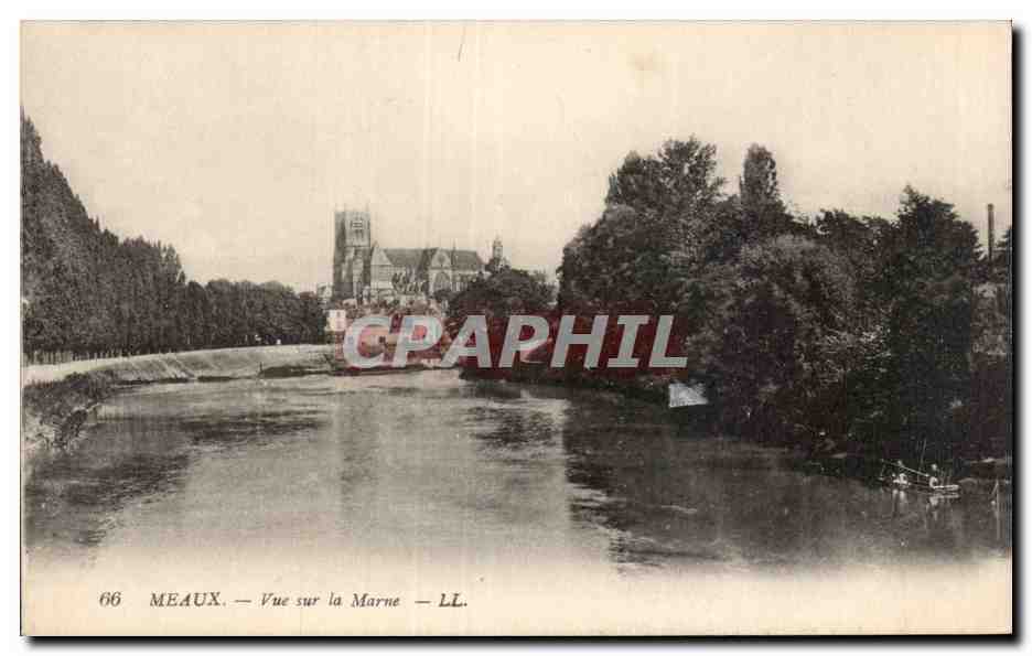 CPA Meaux Vue sur la Marne 