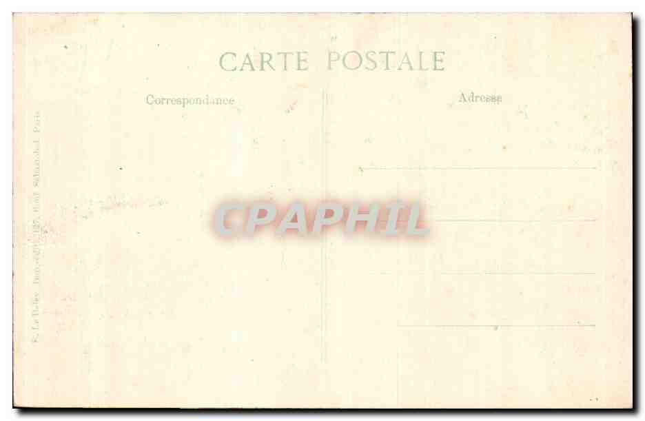 CPA Tombes de soldats francais sur le champ de bataille de Meaux — Rückseite