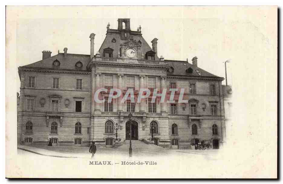 CPA Meaux Hotel de ville