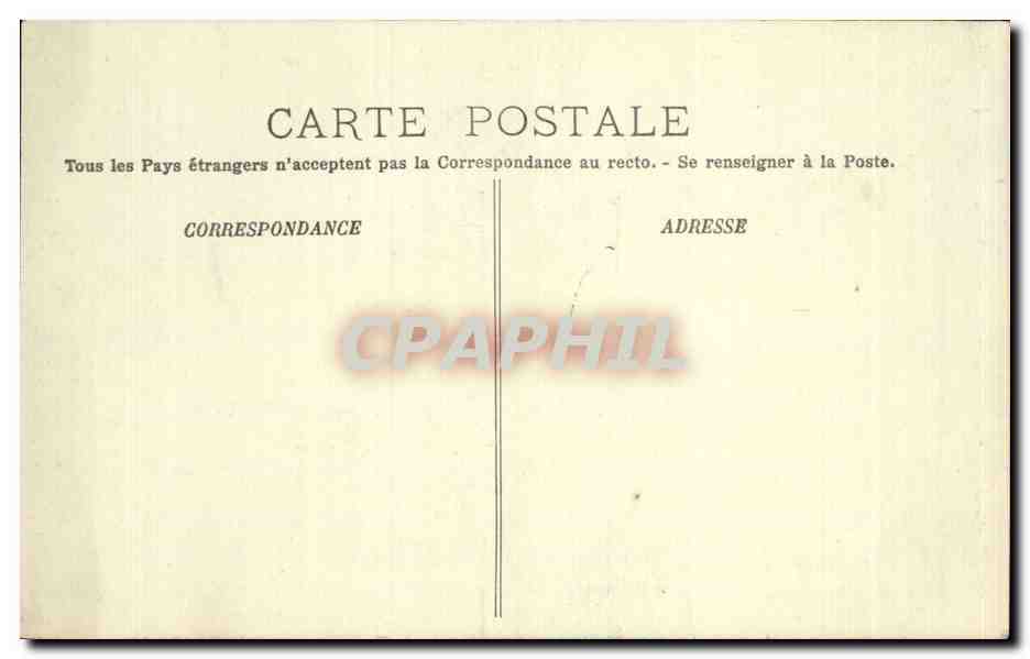 Blois CPA Le chateau Aile Francois 1er Galerie menant a la tour du Moulin — Verso
