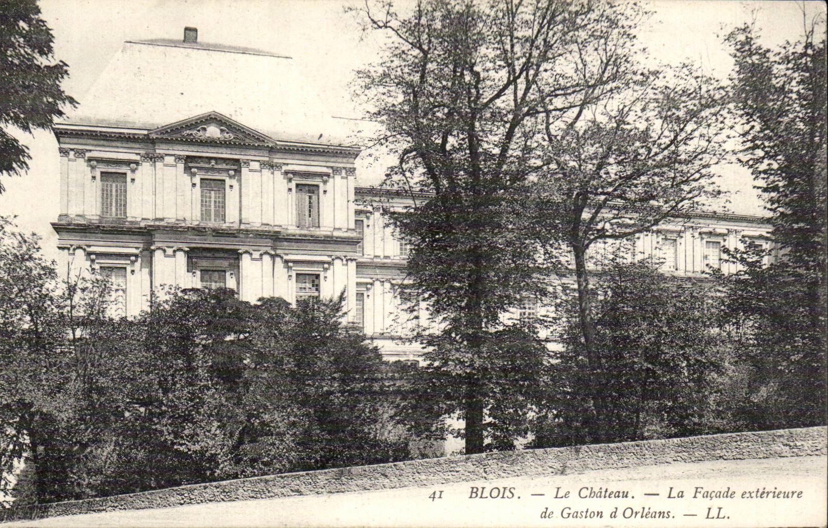 Blois CPA Le chateau La facade exterieure de Gaston d'Orleans