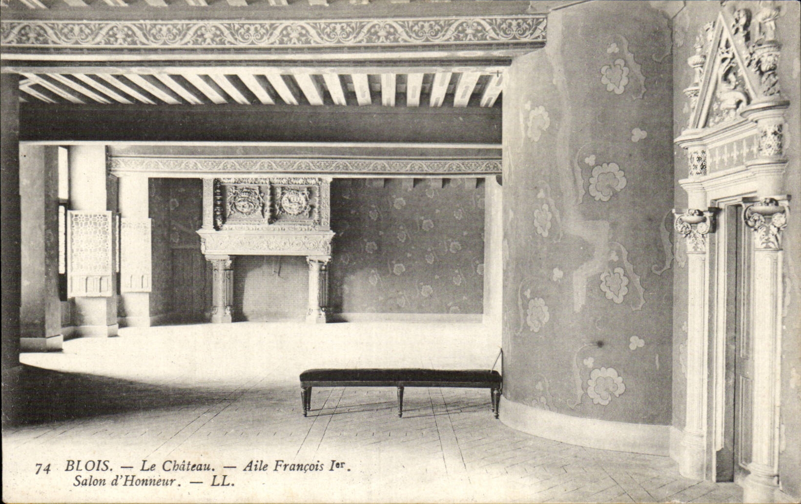 Blois CPA Le chateau Aile Francois 1er Salon d'honneur