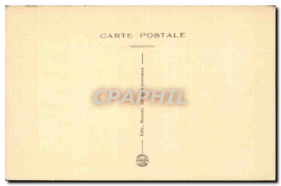 CPA Auxerre La place st Nicolas Fabrique d'Eau de Javel — Back