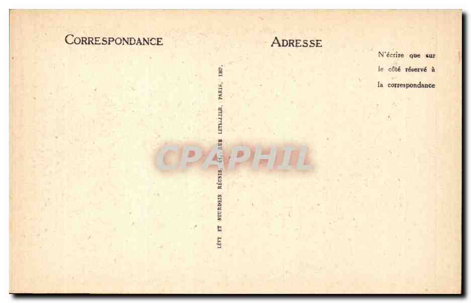 Auxerre CPA La prefecture Colonnes romaines — Back