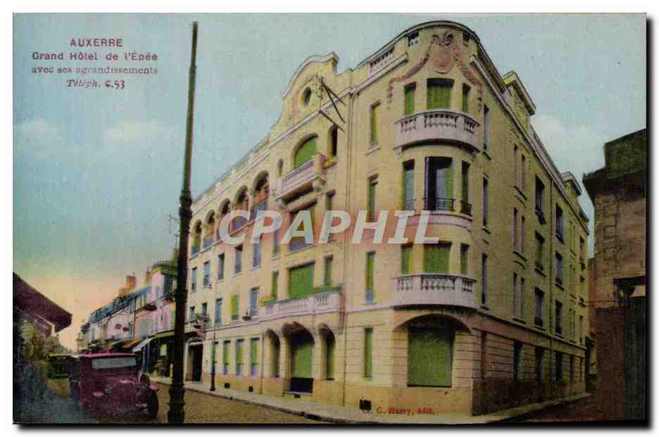 Auxerre CPA Grand hotel de l'epee 