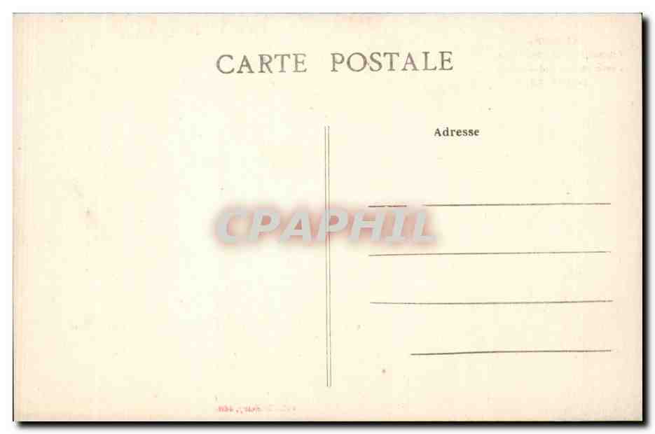 Auxerre CPA Grand hotel de l'epee  — Back
