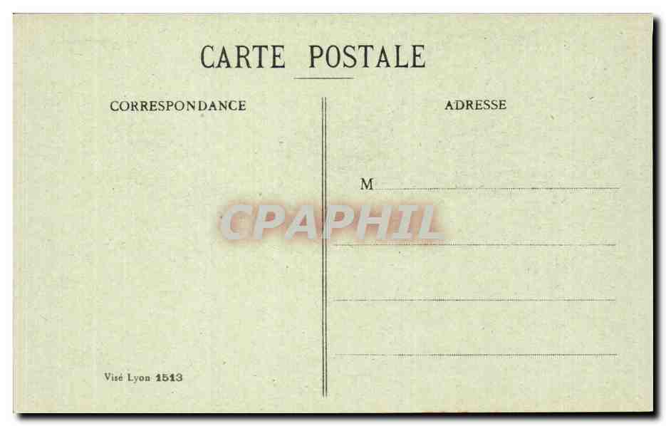CPA Guerre 1914 1918 Ville bombardee de la Marne Militaria — Back