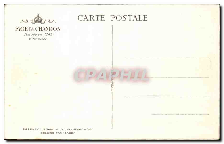Der Garten von Jean-Remy Moët — Epernay — Moët & Chandon — Rückseite