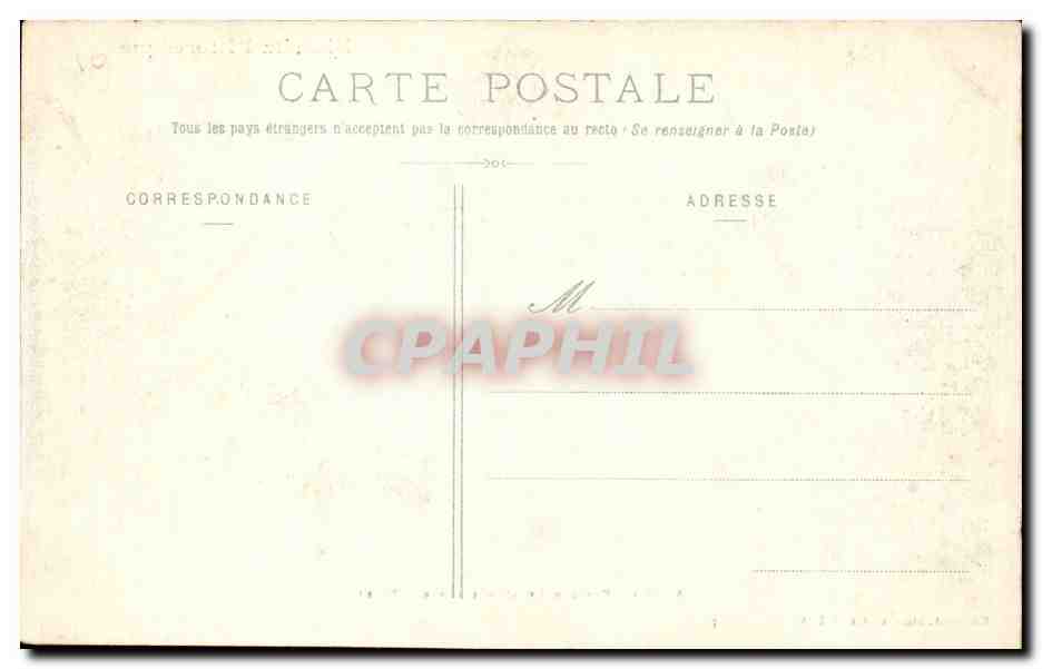 Biarritz Pitttoresque — Sous le Rocher de l'Artillerie — Édition A. Simons, N° 54 — Rückseite
