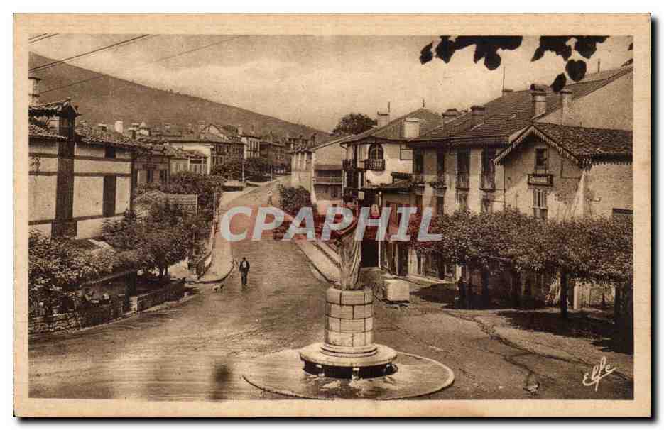CPA Saint Jean pied de Port Monument Floquet
