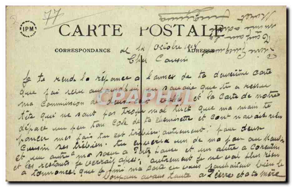 Moret-sur-Loing — Il corso dell'Orvanne e la Côte du Calvaire — editore IPM, n°40 — Verso