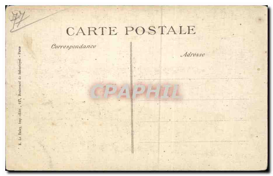 CPA Le pont de TRilport Auto de requisition allemande dans la Marne — Rückseite
