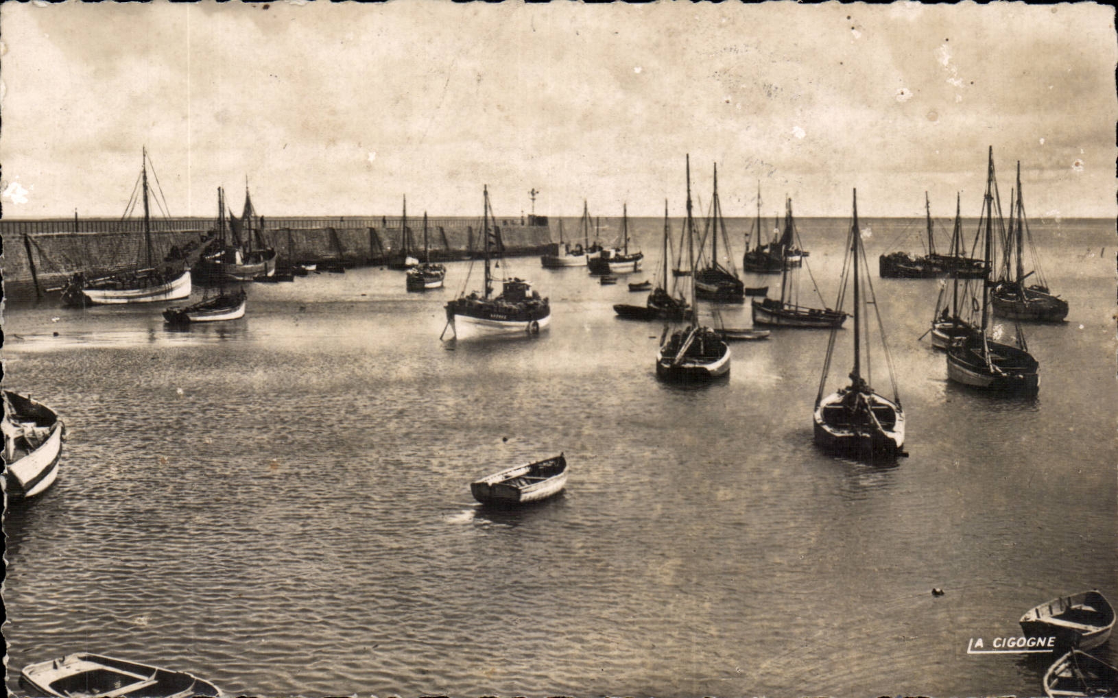Le port de l'Herbaudière — Île de Noirmoutier — Édition « La Cigogne »