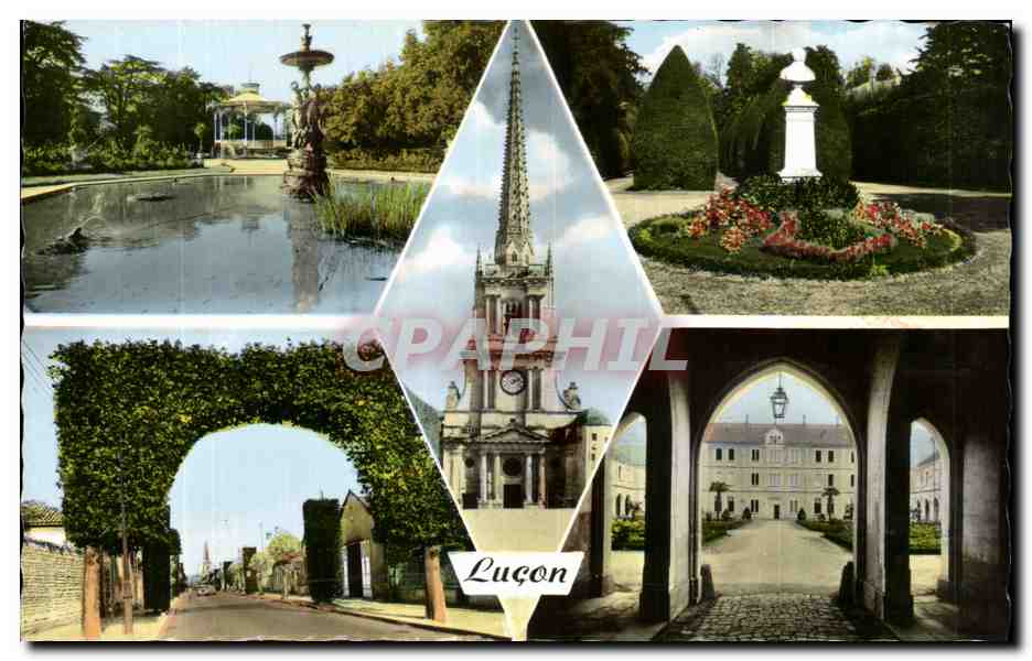 Luçon — vue panoramique — Couleurs Naturelles, Paris