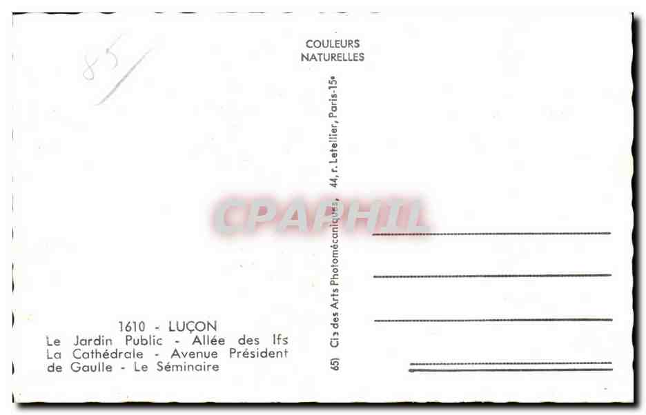 Luçon — vue panoramique — Couleurs Naturelles, Paris — Reverso