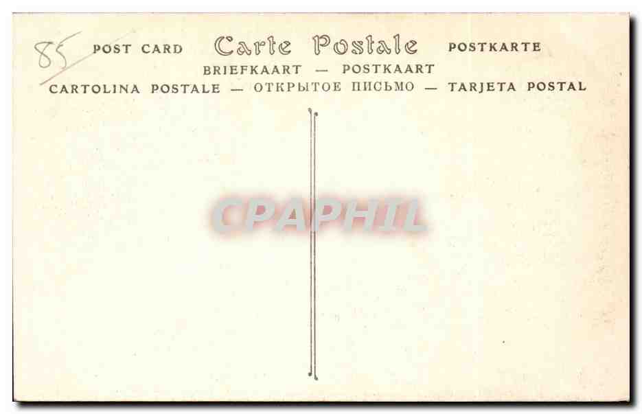 CPA Sables d'olonne Vue generale prise de la tour d'Arundel — Rückseite