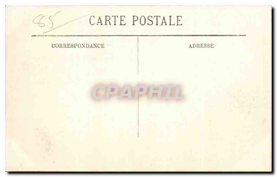 CPA Sables d'olonne les jetees — Back
