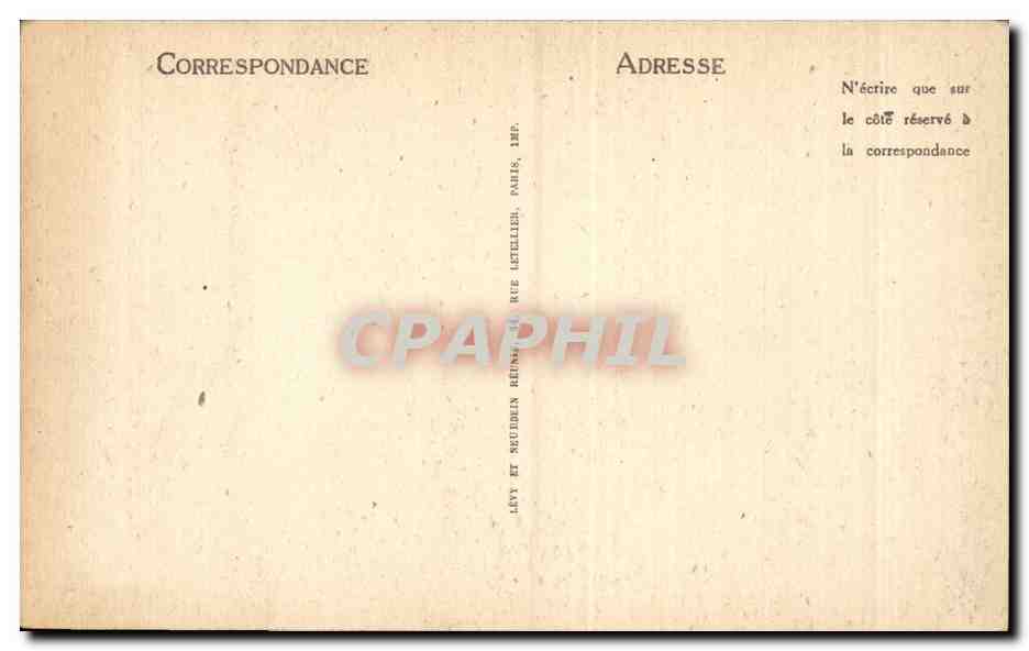 Auxerre CPA Eglise Saint Pierre — Verso