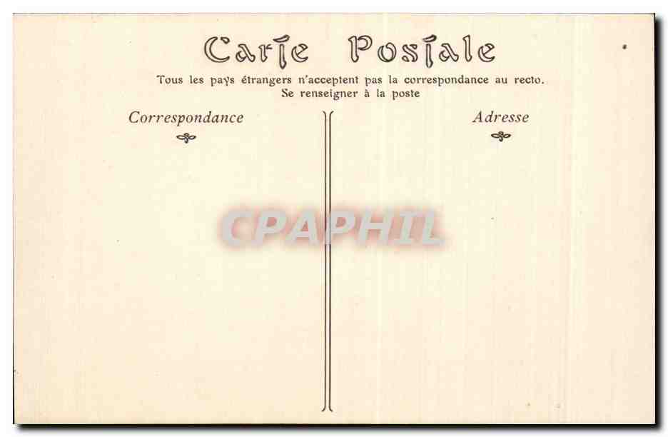 CPA Auxerre Vue generale prise du clocher de Saint Germain — Verso