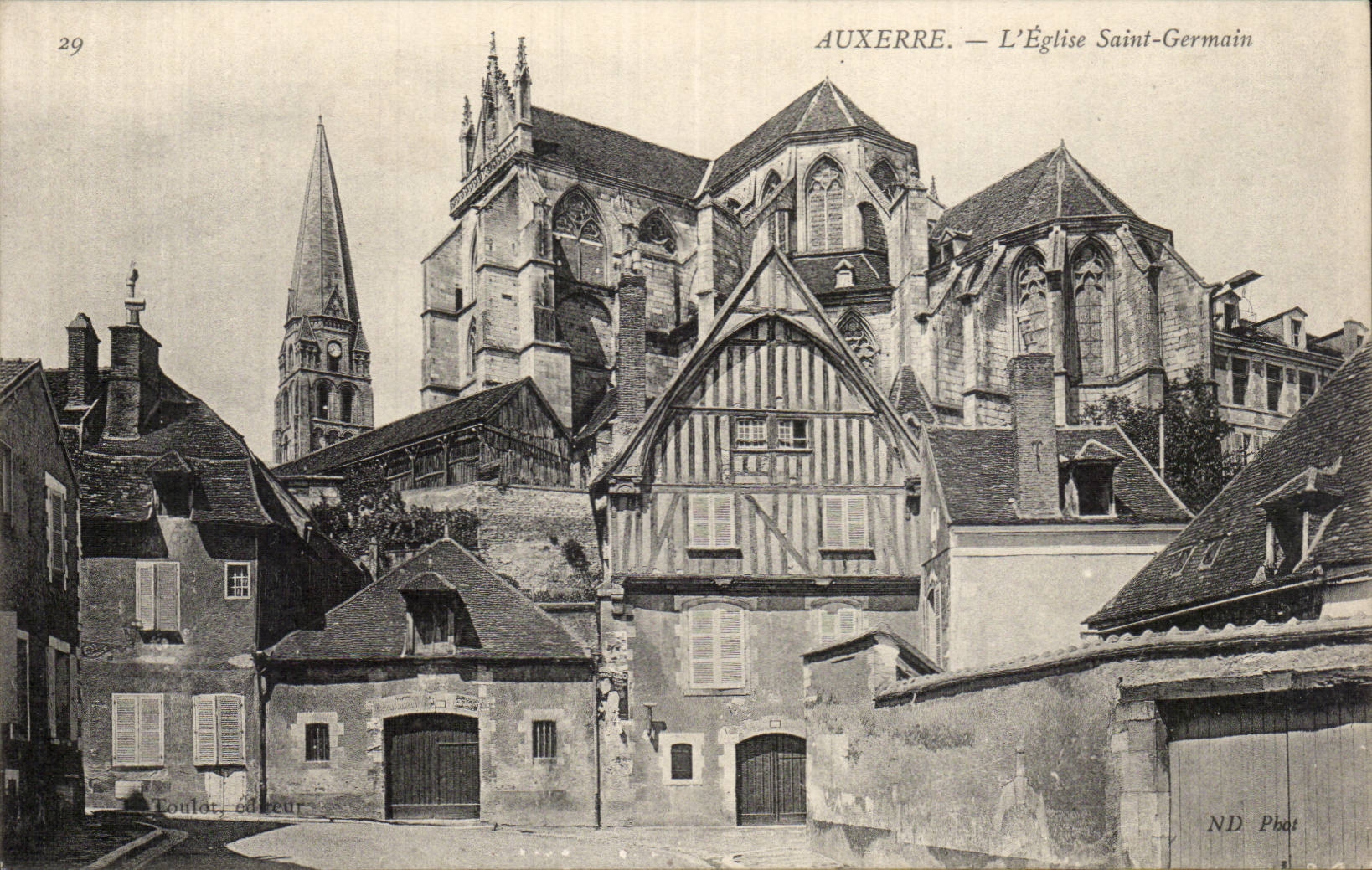 CPA Auxerre Eglise Saint Germain