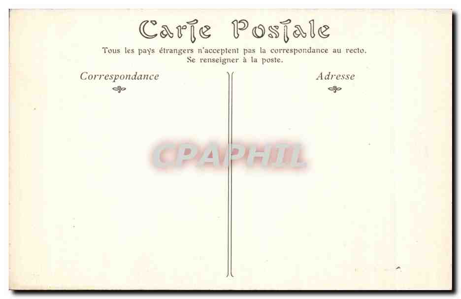 CPA Auxerre Eglise Saint Germain — Verso