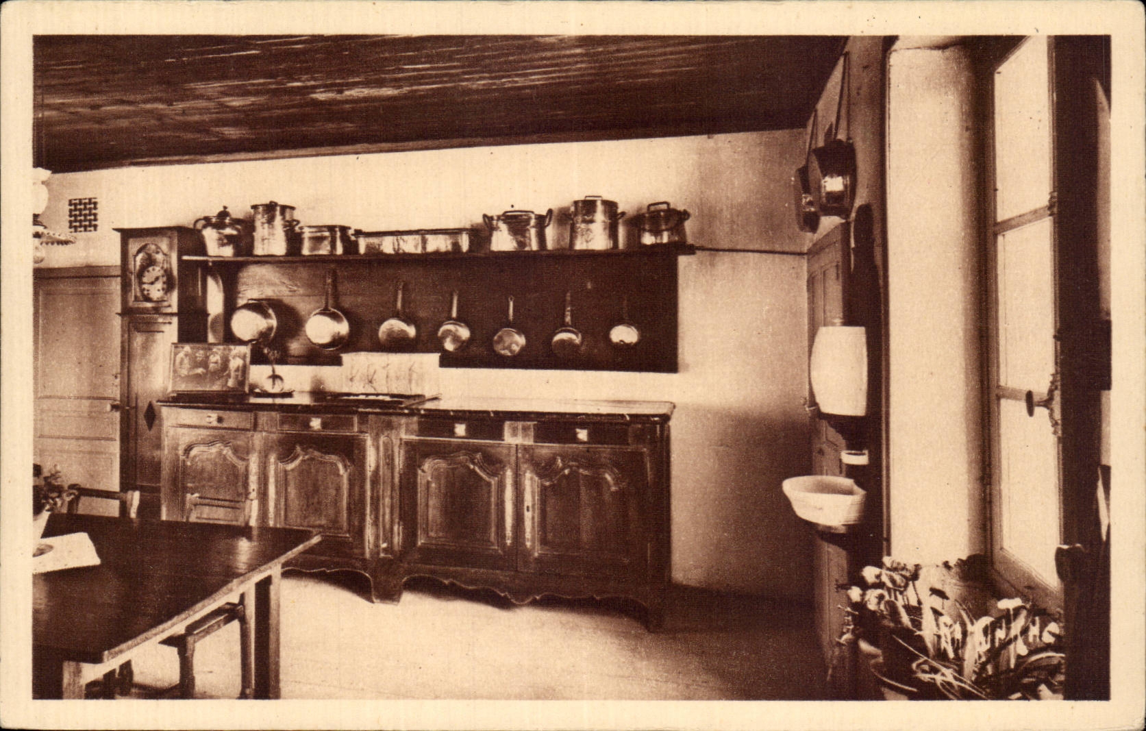 CPA la bicoque de Clemenceau Cuisine du President